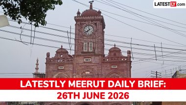 Meerut Latest News Today on June 26th, 2026: Job Fraud Suicide, Bus Fire & Metro Flag-Off