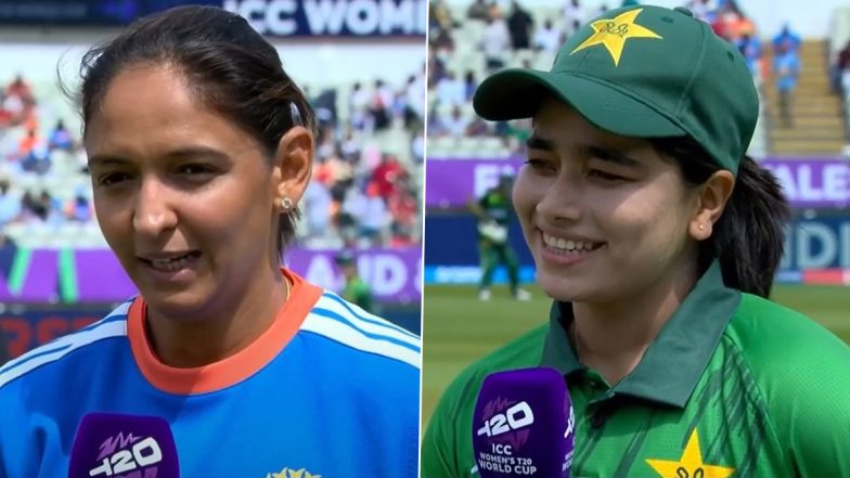 Harmanpreet Kaur Avoids Handshake With Pakistan Captain Fatima Sana At Toss In IND vs PAK ICC Women&rsquo;s T20 World Cup 2026 Match