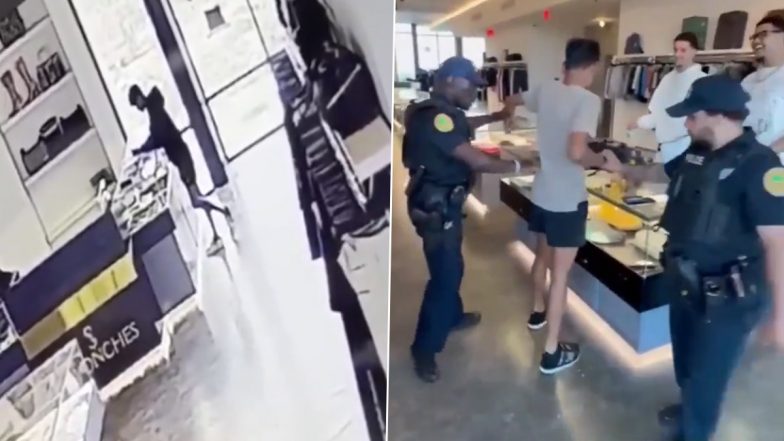 Dhir Patel Arrested in Miami: Indian-Origin Man Accused of Stealing Up to USD 60,000 Worth of Designer Clothes (Watch Video)