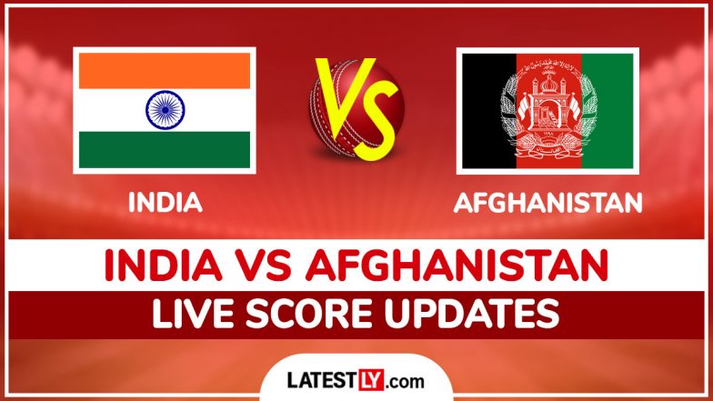India vs Afghanistan Live Score Updates, One-Off Test 2026 Day 1