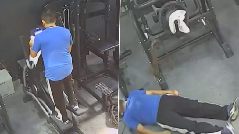 Uttarakhand Cop Collapses and Dies While Working Out at Gym, Heart Attack Suspected; Disturbing Video Surfaces