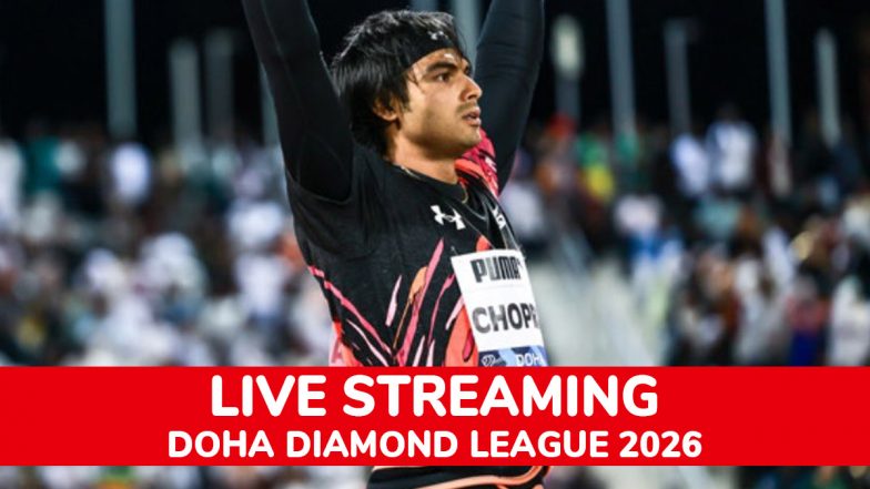 Neeraj Chopra at Doha Diamond League 2026 Free Live Streaming Online and TV Telecast Details of Men&rsquo;s Javelin Throw Event in IST
