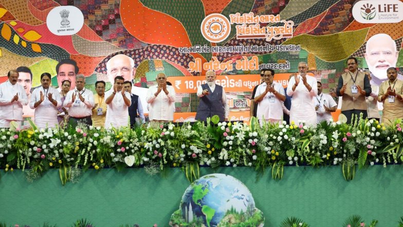 PM Narendra Modi Highlights Gujarat&rsquo;s Leading Role in India&rsquo;s Renewable Energy Transition, Targeting Green Steel and Industrial Decarbonisation