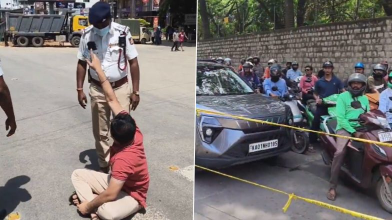 Bengaluru: Man Protests Governor Convoy Traffic Curbs, Says Pregnant Wife Could Face Emergency (Watch Video)