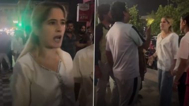 Dimple Chaudhary Viral Video: Haryanvi Dancer Gets Into Heated Argument After Refusing Photo Request