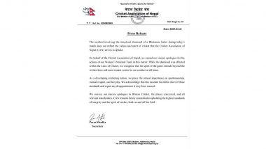 Cricket Association of Nepal Issues Apology After Ritshi Choden's Timed-Out Dismissal In ACC Women's T20I Premier Cup 2026 Match