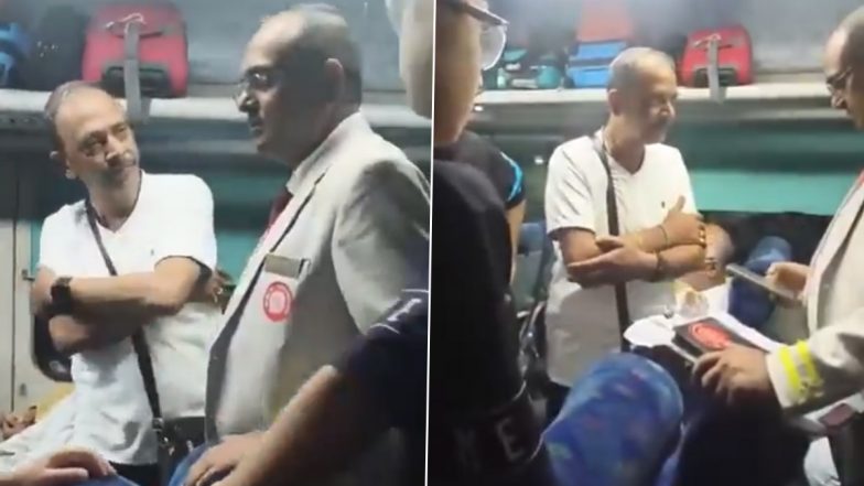 &lsquo;We Paid for This?&rsquo;: Passenger Confronts Railway Staff As Shatabdi Express Roof Leaks During Rain, Video Goes Viral