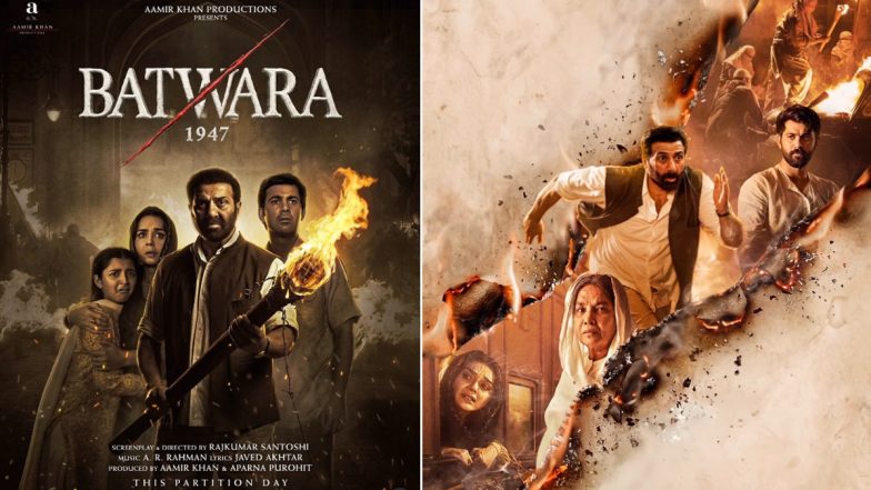&lsquo;Batwara 1947&rsquo; Teaser Reactions: Internet Erupts As Aamir Khan Unveils First-Look of Sunny Deol, Preity Zinta&rsquo;s Upcoming Period Drama (Watch Video)