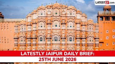 Jaipur Latest News Today on June 25th, 2026: Family Tragedy, Metro Phase 2, Jaish Links & Rain Alert