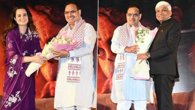 'Bharat Bhhagya Viddhaata': Kangana Ranaut, Dr Jayantilal Gada Thank Rajasthan CM Bhajanlal Sharma and Dy CM Diya Kumari for Attending Special Screening