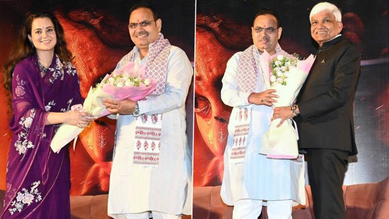 'Bharat Bhhagya Viddhaata': Kangana Ranaut, Dr Jayantilal Gada Thank Rajasthan CM Bhajanlal Sharma and Dy CM Diya Kumari for Attending Special Screening