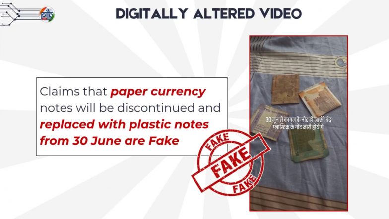 Is RBI Replacing Paper Notes With Plastic Currency by June 30? PIB Fact Check Debunks Fake Claim