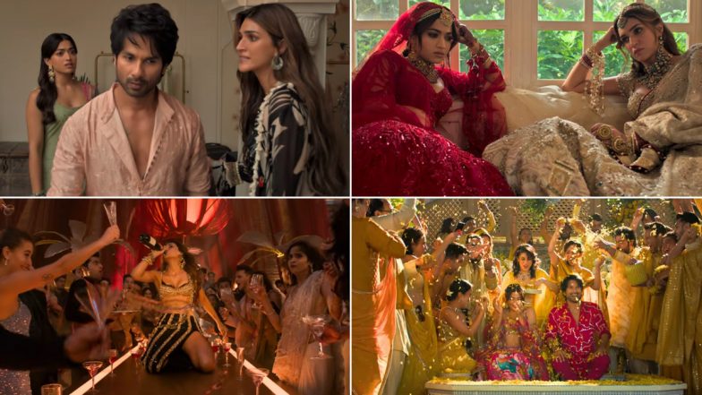 &lsquo;Cocktail 2&rsquo; Trailer Reactions: Shahid Kapoor, Rashmika Mandanna and Kriti&rsquo;s Chaotic Love Triangle Wins Praise; Fans Can&rsquo;t Wait for Their Chemistry on Screen (Watch Video)
