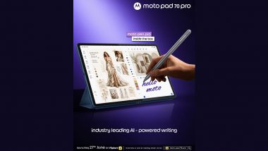 Moto Pad 70 Pro with Moto Pen Pro to Launch in India on 27 June