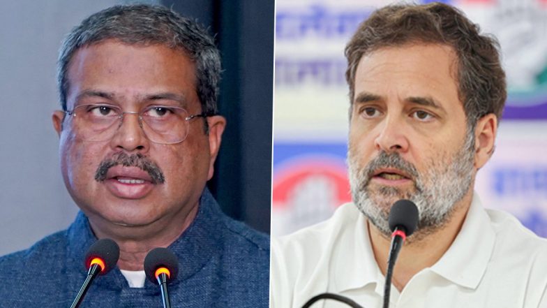 Rahul Gandhi Accuses Centre of 'Shielding' Dharmendra Pradhan After CBSE Officials Transferred