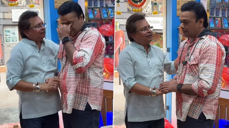 &lsquo;TMKOC&rsquo; Actor Tanmay Vekaria aka Bagha Breaks Down During Shoot, Producer Asit Kumarr Modi Consoles Him in Viral Video &ndash; WATCH