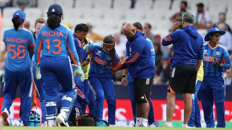 Shreyanka Patil Reportedly Sidelined For Three Months After Suffering Ankle Ligament Tear During ICC Women's T20 World Cup 2026