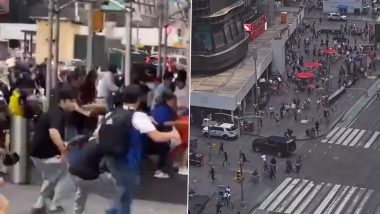 Times Square Shooting Video: Crowd Scrambles for Cover After Gunshots Ring Out Near Knicks Celebration