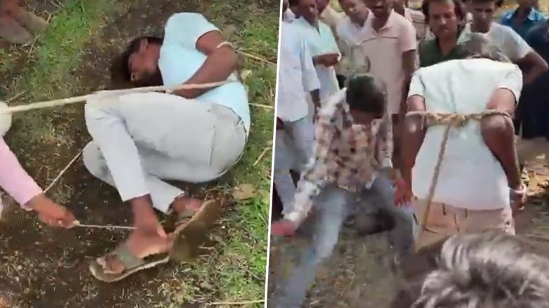 MP Horror: Man Tied to Tractor-Trolley, Beaten and Burned With Hot Iron Rod Over Silver Anklet Theft (Watch Video)