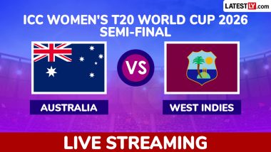 Australia vs West Indies Live Streaming Online: Watch AUS-W vs WI-W ICC Women's T20 World Cup 2026 Semi-Final Free Telecast