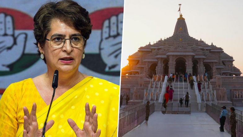 'Can Employees Alone Pull Off Such a Big Scam?': Priyanka Gandhi Demands Transparent Probe Into Ram Mandir Donation Row