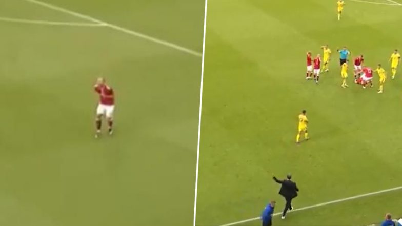 Christian Eriksen Collapse Video: Medical Staff Rush to Aid Denmark Midfielder After Player Suffers Heart Scare During International Friendly vs Ukraine