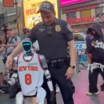 NYC Cops Slap Cuffs on Dance-Crazy Robot Outside Madison Square Garden As Knicks Mania Hits NBA Finals; Viral Video Surfaces