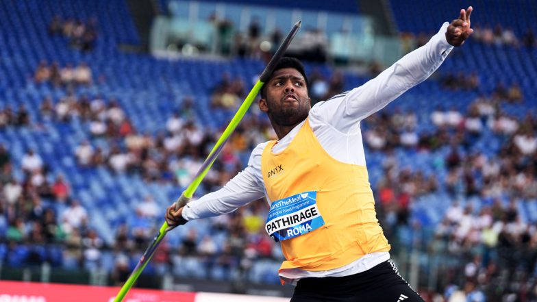 Rumesh Tharanga Pathirage Becomes First Sri Lankan To Break 90m Barrier in Men's Javelin, Achieves Feat in Rome Diamond League 2026