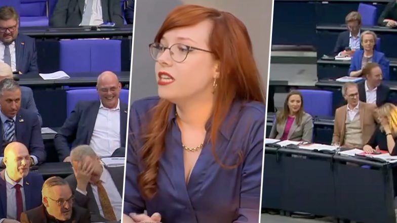 &lsquo;You&rsquo;re More Sensitive Than a C*itoris&rsquo;: Video of German MP Kathi Gebel&rsquo;s Fiery Comeback to Far-Right Lawmaker Goes Viral