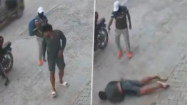 Haryana: Gym Owner Shot Dead While Training Students in Hansi, CCTV Video Captures Brutal Attack