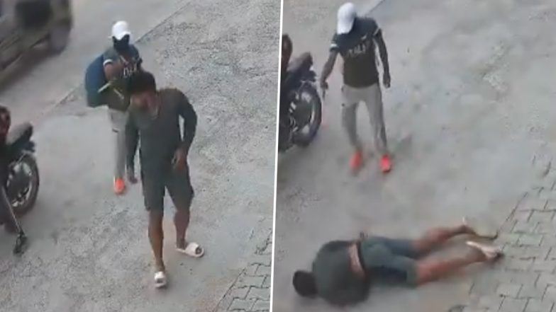 Haryana: Gym Owner Shot Dead While Training Students in Hansi, CCTV Video Captures Brutal Attack