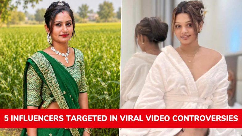Priti Paswan Viral Video Row: List of 5 Influencers Targeted in Recent &lsquo;MMS Leak&rsquo; Controversy