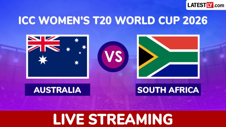 Australia vs South Africa Free Live Streaming Online: Watch AUS-W vs SA-W ICC Women's T20 World Cup 2026 Match Telecast