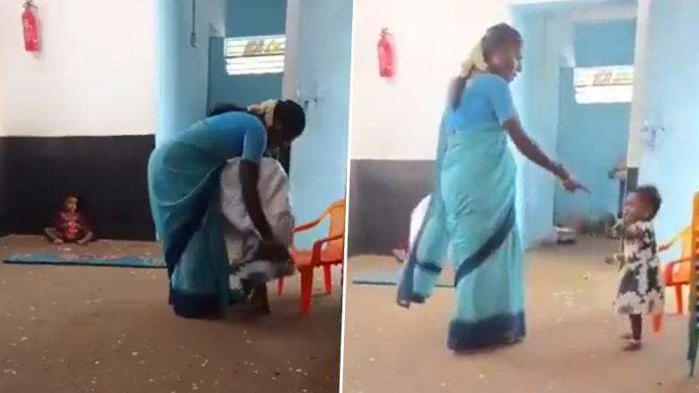 Tamil Nadu Shocker: Anganwadi Worker Caught on Camera Covering Crying Child With Plastic Bag, Arrested After Disturbing Video Goes Viral