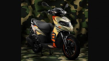 Aprilia SR 125 Tribute Edition Price in India, Features and Specifications