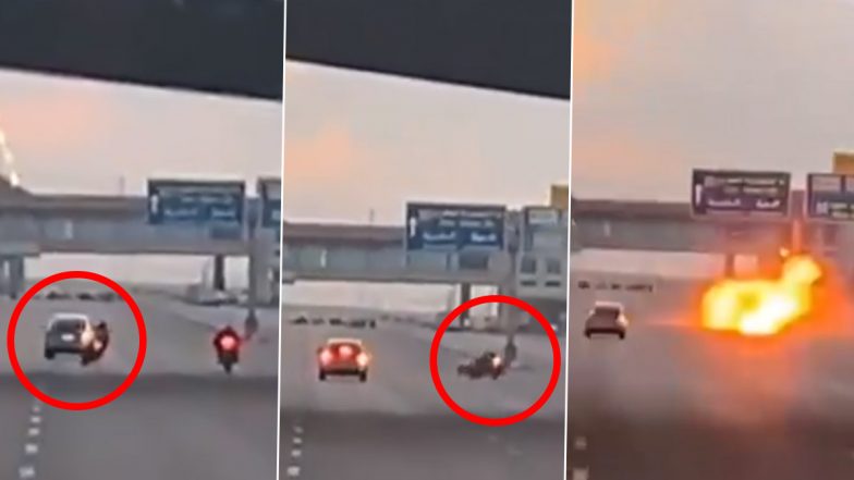 Egyptian Bikers Khaled Farouk, Anas Ali Killed in Motorcycle Crash on Alexandria Coastal Road (Watch Video)
