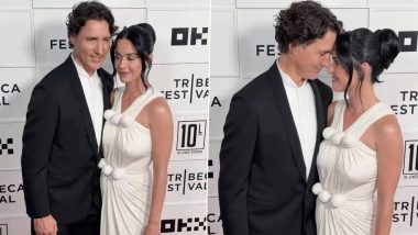 Katy Perry and Justin Trudeau Break the Internet With Their Red Carpet PDA at Tribeca Film Festival 2026 (Watch Viral Video)
