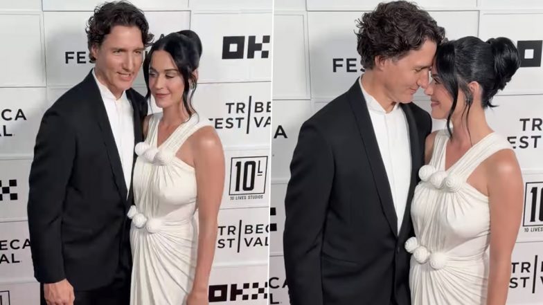 Katy Perry and Justin Trudeau Break the Internet With Their Red Carpet PDA at Tribeca Film Festival 2026 (Watch Viral Video)