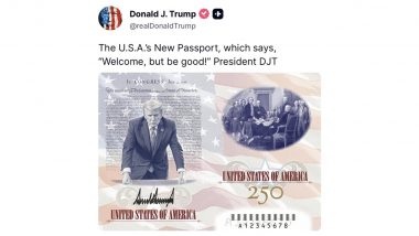 Donald Trump Unveils New US Passport Design Featuring His Portrait Ahead of America250 Celebrations