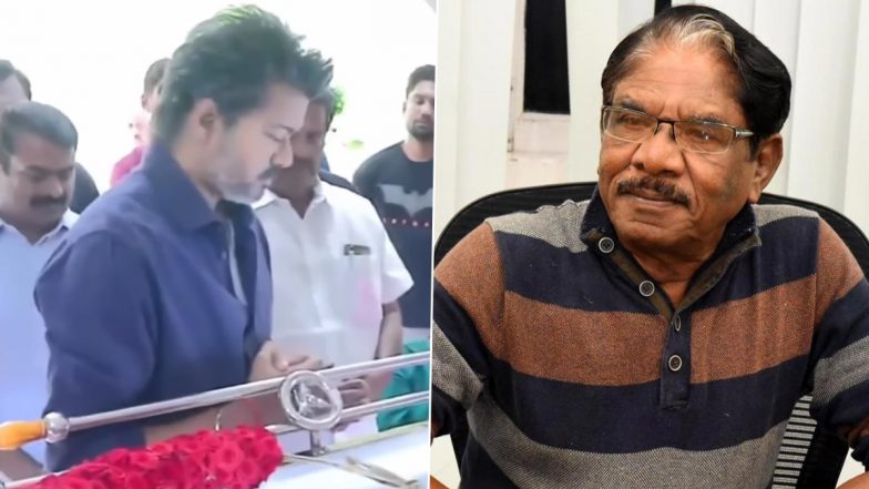 Bharathiraja Dies at 84: Tamil Nadu CM Vijay Pays Tribute to Legendary Filmmaker, Announces Full State Honour (Watch Video)