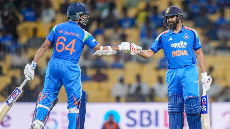 India Clean Sweep Afghanistan 3-0 in IND vs AFG ODIs; Yashasvi Jaiswal, Rohit Sharma and Prasidh Krishna Shine in Chennai To Win By 9 Wickets