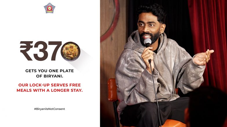 &lsquo;370 Gets You Biryani, Lockup Gives Free Meals&rsquo;: Mumbai Police Uses Viral Pranit More Controversy To Spread Consent Awareness