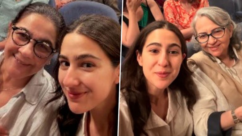 Sara Ali Khan Enjoys Theatre Night with Mother Amrita Singh, Grandmother Sharmila Tagore