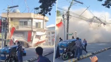 Philippines Earthquake: 5 Killed in Powerful 7.8-Magnitude Quake; Tsunami Waves Reach Up to 1.4 Metres (Watch Videos)