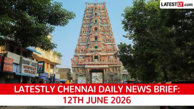 Chennai Latest News Today on June 12th, 2026: Healthcare Protest, Gold Scam, Singappen Force & Rail Push