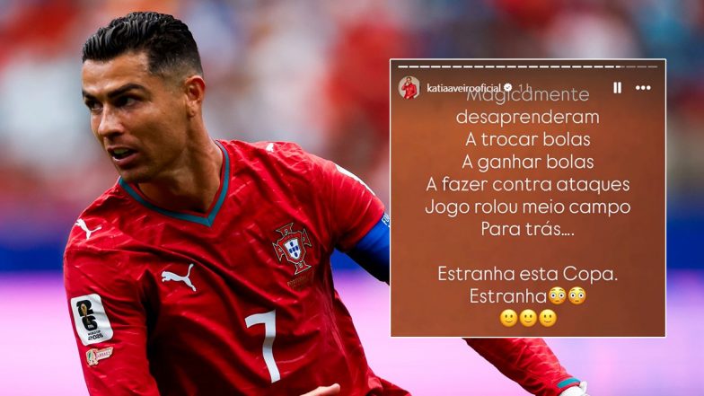 Cristiano Ronaldo's Sister Katia Aveiro&rsquo;s Cryptic Post Goes Viral Following Portugal's Shock Draw Against Congo DR in FIFA WC 2026