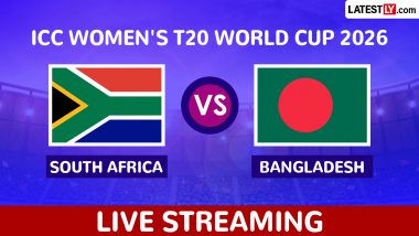 South Africa vs Bangladesh Live Streaming Online: Watch SA-W vs BAN-W ICC Women's T20 World Cup 2026 Match Free Telecast