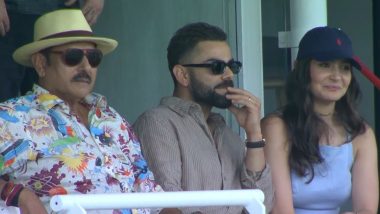 Virat Kohli, Anushka Sharma and Ravi Shastri Spotted Supporting India Women at Lord's For AUS-W vs IND-W ICC T20 World Cup 2026 (Watch Video)