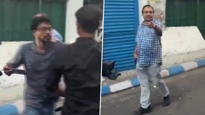 Egg Attack on Kunal Ghosh: TMC Leader Targeted Outside Mamata Banerjee&rsquo;s Home in Kolkata (Watch Video)