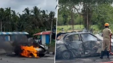 Bengaluru Man Dies After Setting Off Bomb in Uber Cab to Die With Ex-Girlfriend; She Jumps Out (Watch Video)